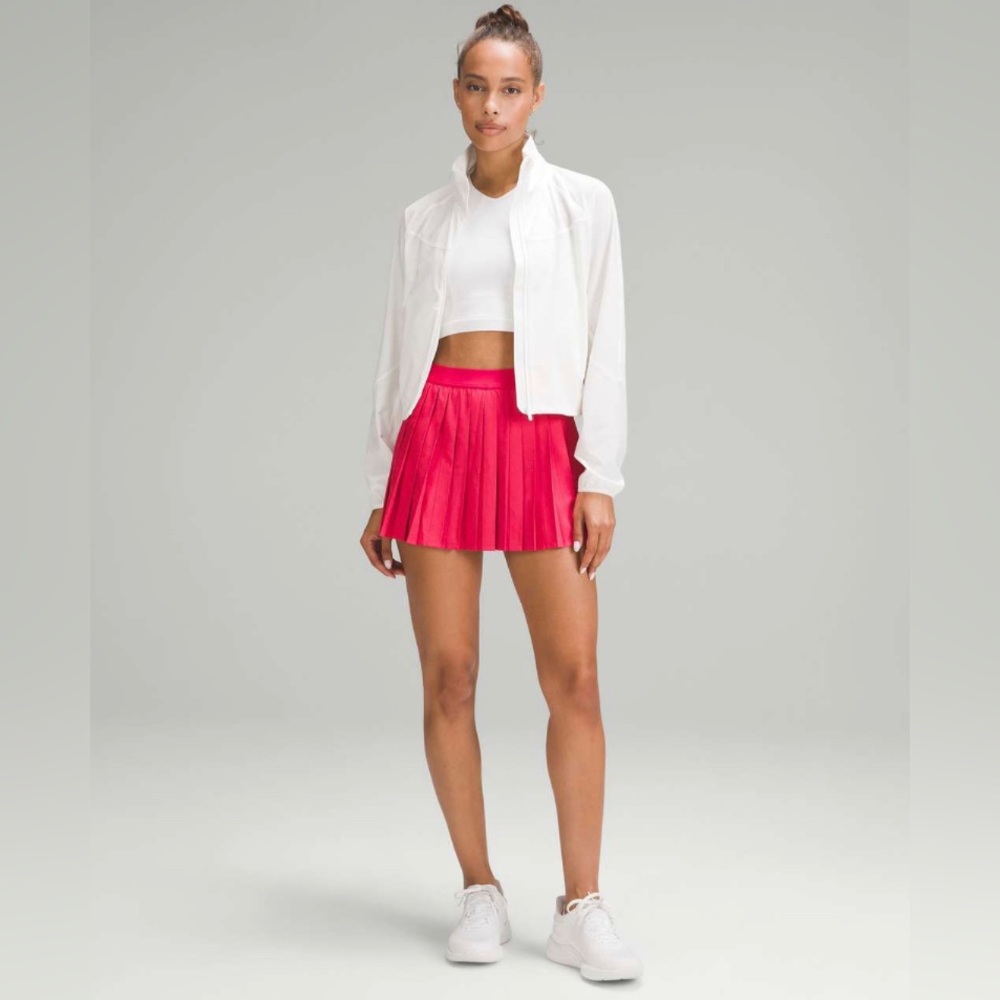 NWT Lululemon High-Rise Pleated Tennis Skirt
in Cherry Mist